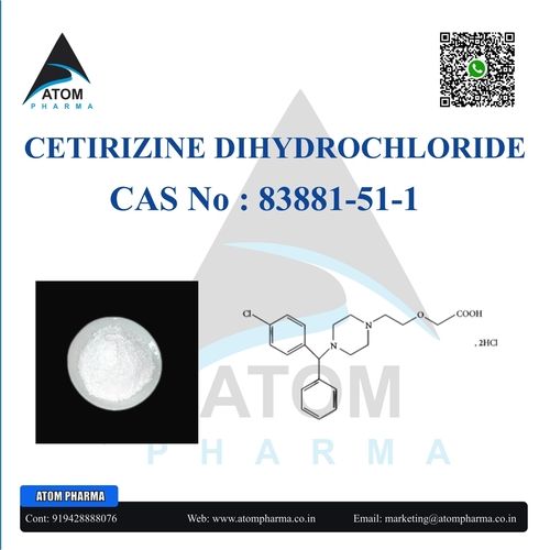 Cetirizine Di Hcl Api Cas No: 83881-51-1