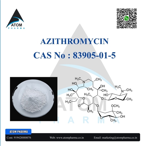 White 11772-70-0 Azithromycin