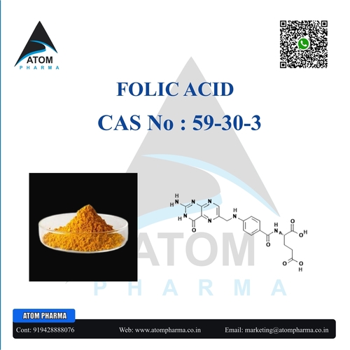 White 59-30- Folic Acid at Best Price in Surat | Atom Pharma