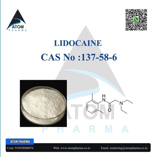 Lidocaine Api Cas No: 137-58-6