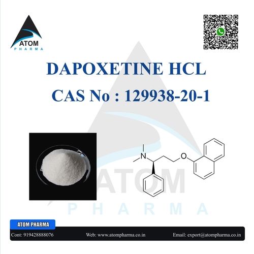 Dapoxetine Hydrochloride Api Cas No: 129938-20-1