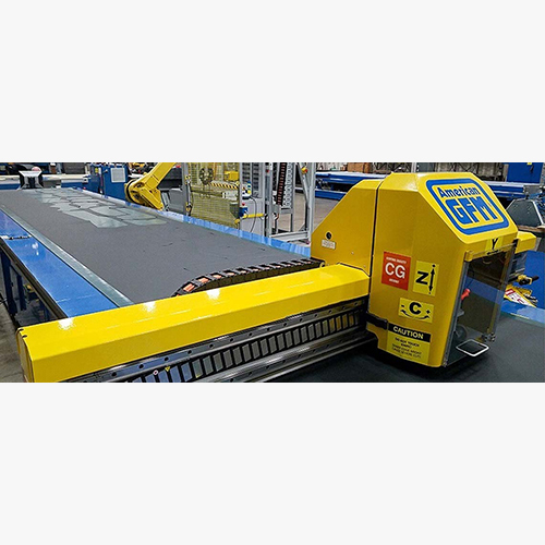 Blue & Yellow Automatic Ultrasonic Cutting Machine