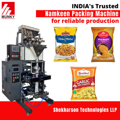 2 Head Weigh Filler Namkeen Packaging Machine