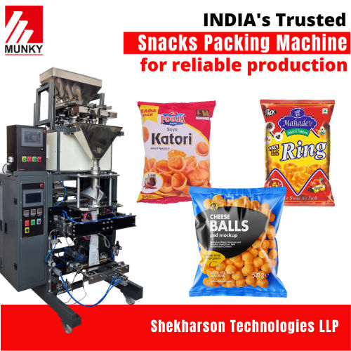 2 Head Weigh Filler Snacks Packaging Machine