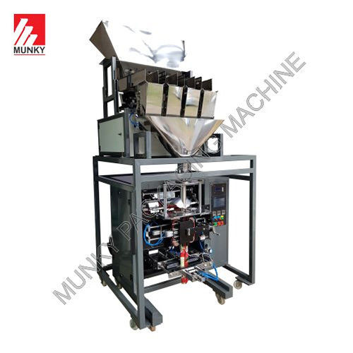 4 Head Weigh Filler Snacks Packaging Machine