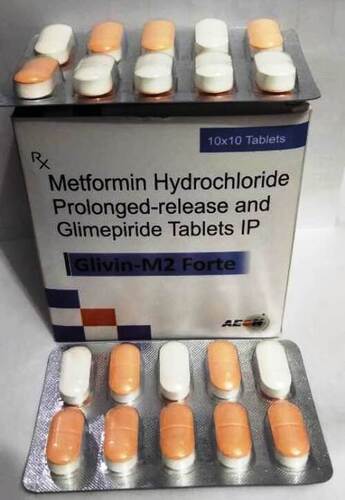 Hydrochloride Glimepiride Prolonged Metformin