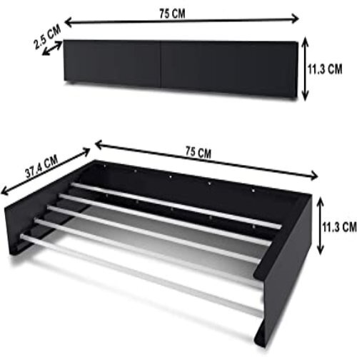 Drying Rack Cum Hanger Towel Bathroom Rack Foldable Cloth Hanger