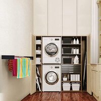 Drying Rack Cum Hanger Towel Bathroom Rack Foldable Cloth Hanger