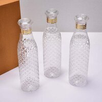 WATER BOTTLE WITH DIAMOND CUT USED BY KIDS