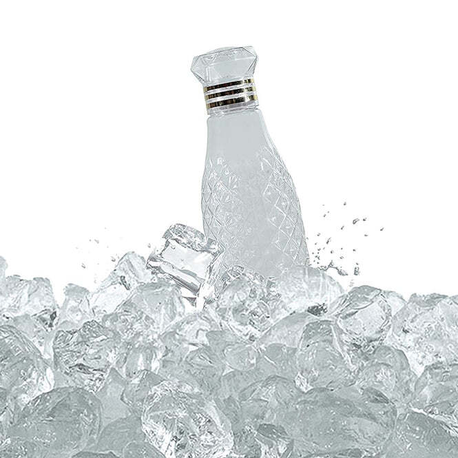 WATER BOTTLE WITH DIAMOND CUT USED BY KIDS