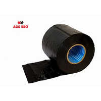 Pipe Insulation Tape - Anti Rust Material, Thickness 2-5 Mm, Width >100 Mm, Color Black | Solvent Adhesive, Ideal For Pipe Insulation
