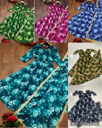 Farah Blue Georgette Gown