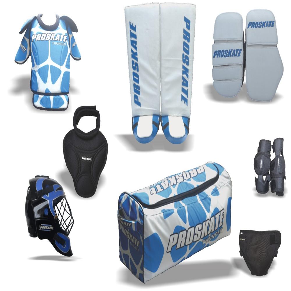 Proskate Thunder Roller Hockey Goalkeeper Kit Qhp 397 - Age Group: Adults
