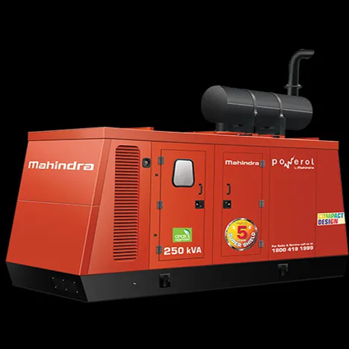 Red Mahindra Dg Set