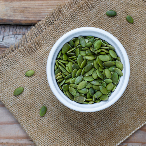 Organic Pumpkin Seeds - Color: Green