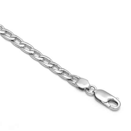 Mens Platinum Long Curb Chain