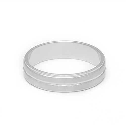 Mens Platinum Fine Platinum Casual Ring