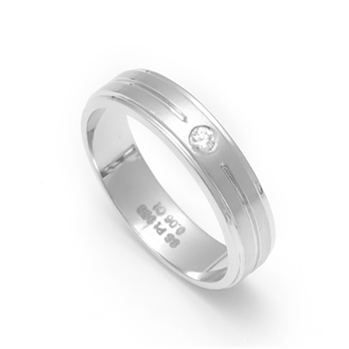 Platinum Diamond Studded Ring