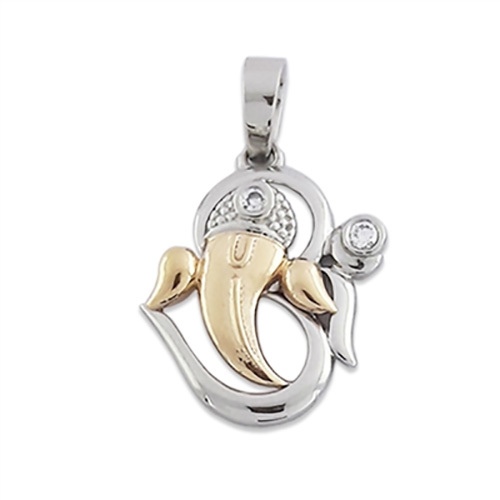 Platinum Lord Ganesh Pendant