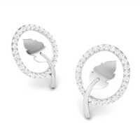 Designer Platinum Earrings