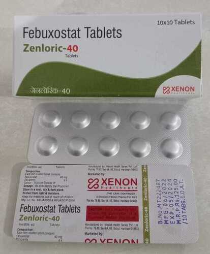 Zenloric 40 Ingredients: Febuxostat 40Mg