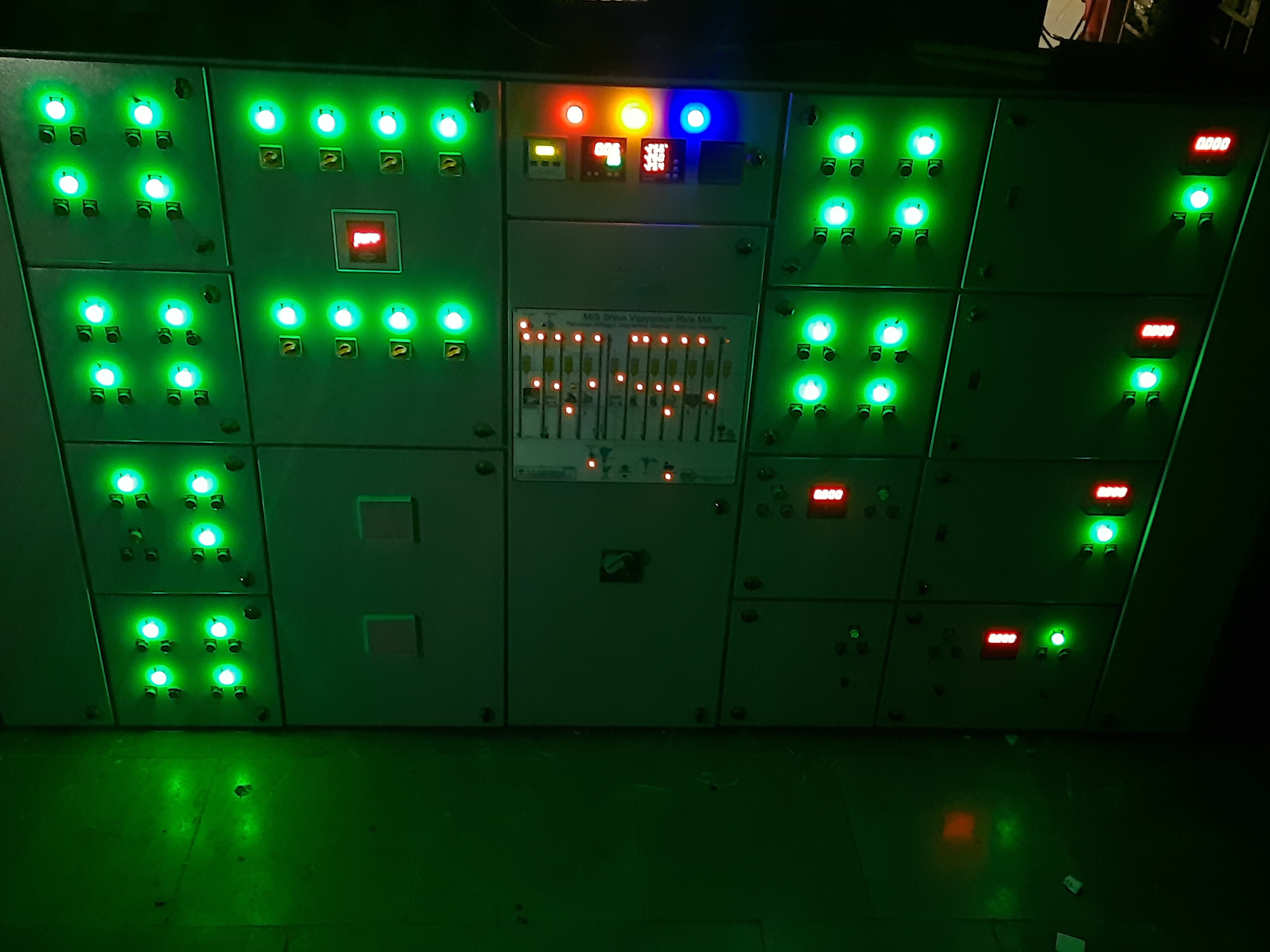 Rice Mill Control Panel