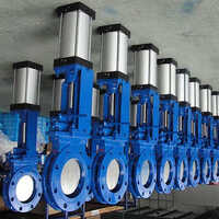 Pneumatic Knife Gate Valve - Stainless Steel, Medium Pressure | Ideal For Industrial Water Applications