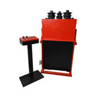 Mechanical Section Bending Machine - Semi-automatic Operation, Red & Black Finish | Normal Speed, Precision Bending, Robust Design