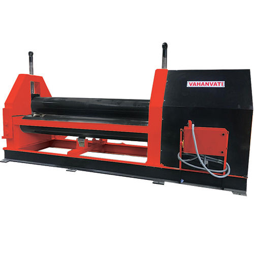 Semi Automatic 3 Roller Mechanical Plate Rolling Machine