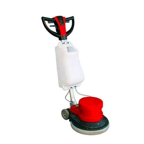 White Single Disc Scrubber Machine