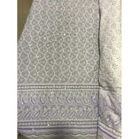 Designer Hakoba Fabric - Polyester Material, Washable | Available In Various Colors, Plain Texture For Versatile Use