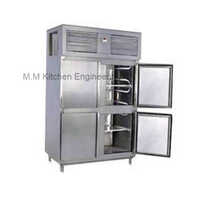 Silver 4 Door Freezer