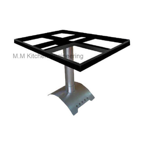 Mild Steel Rectangular Dining Table