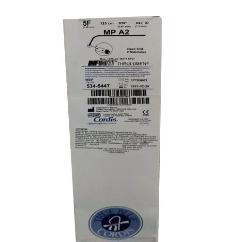 White Cordis 100cm Diagnostic Catheter