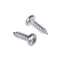 Stainless Steel Tapping Screw - Ss304/ss202/ms, 1/4 To 1/2 Inches | Polished Finish, Silver Color, Rust Proof, Easy Installation