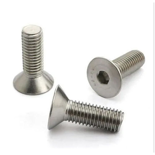 Silver Stainless Steel Allen Csk Bolt