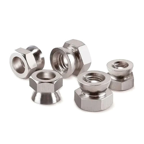 Stainless Steel Anti Theft Nut - Color: Silver