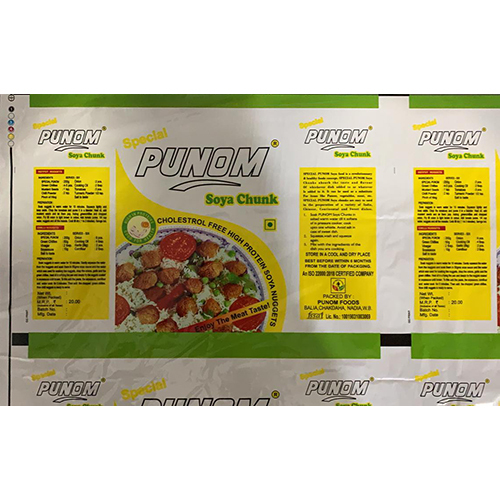 Soya Chunk Packaging Pouch
