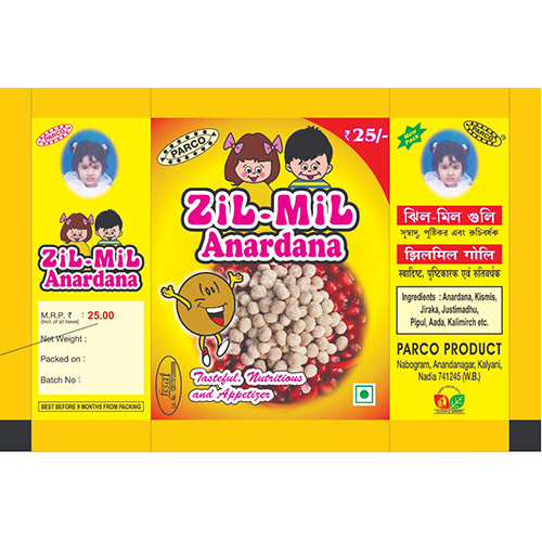 Zil-Mil Anardana Packaging Pouch
