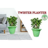 12 Inch Twister Plastic Planter