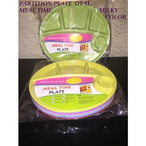 Meal Time Plastic Partition Plate