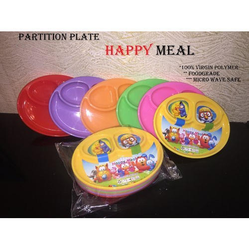 Happy Meal Plastic Partition Plate