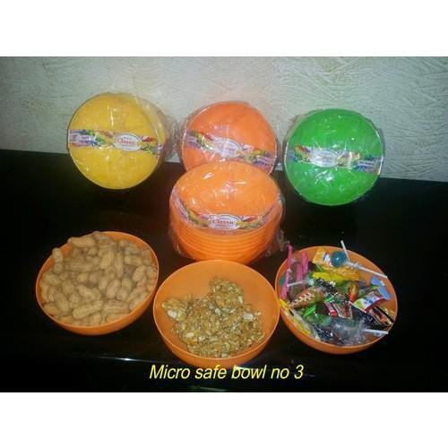 Micro Safe Plastic Bowl