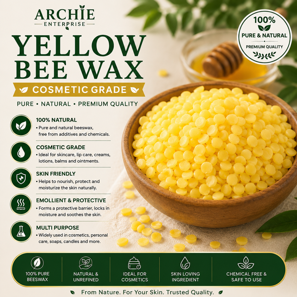 Yellow Bee Wax - Application: Lip Balm Manufacturing Creams & Lotions Ointments Candle Making Soap Manufacturing Hair Care Products Skin Care Products Cosmetic Formulations Pharmaceutical Preparations Polishes & Coatings