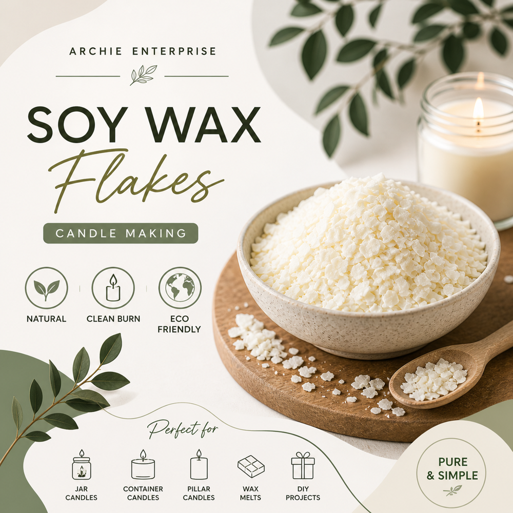 Soy Wax Flakes For Making Candle And Cosmetic Formulation - Color: White