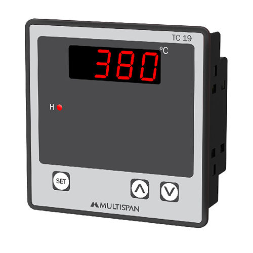 Black 96x96x42mm Single Display Basic Feature Temperature Controller