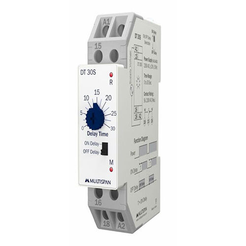 White 90X22.5X67.5Mm 425V Ac Delay Timer