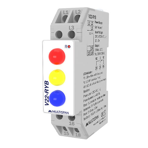 White 90x22.5x72mm Voltage Protection Device