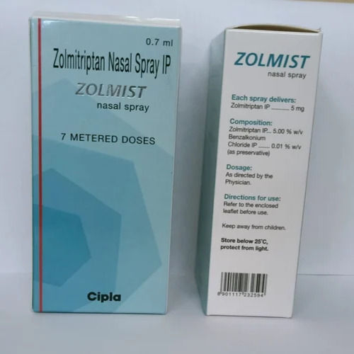 Zolmist Nasal Spray Ingredients: Zolmitriptan (5Mg)