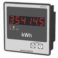 96x96x43mm Three Phase Energy And Power Meter